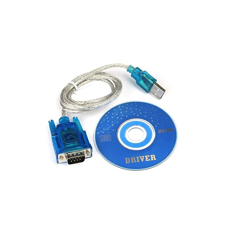 3Ft 3 Feet USB 20 to Serial DB9 RS232 Adapter wThumbscrews for Win7810MacLinux