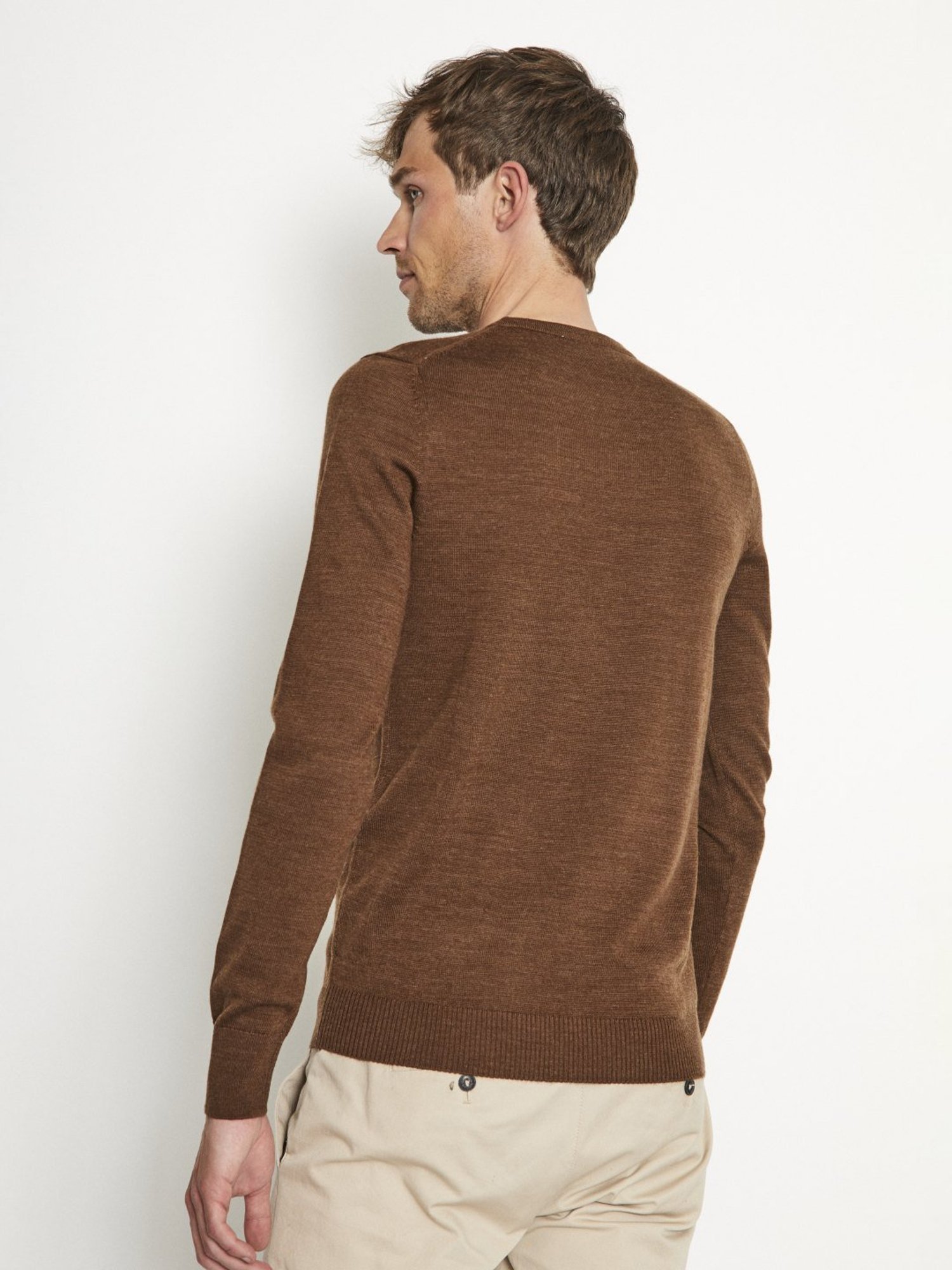 Bruun & Stengade Brown Regular Fit Sweater