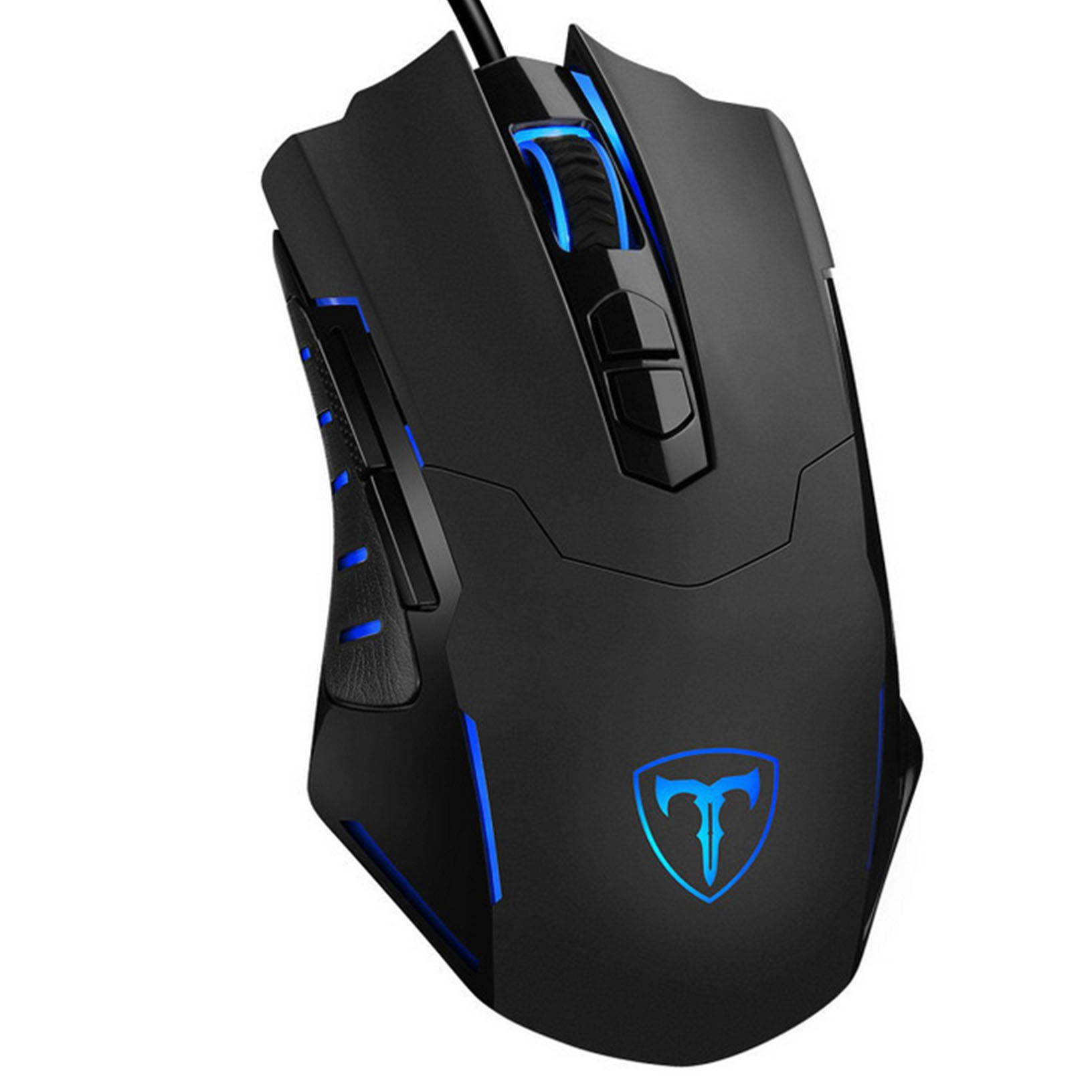 PICTEK Gaming Wired Mouse 7200 DPI Programmable Ergonomic 7 Buttons Game Mice