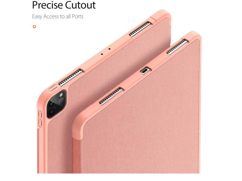 Leather Case for Pro 12.9 2020/2018,Trifold Smart Case with Auto Sleep/Wake,Slim Cover with Stand Pen Holder Soft TPU Back Cover,Support wireless Charging