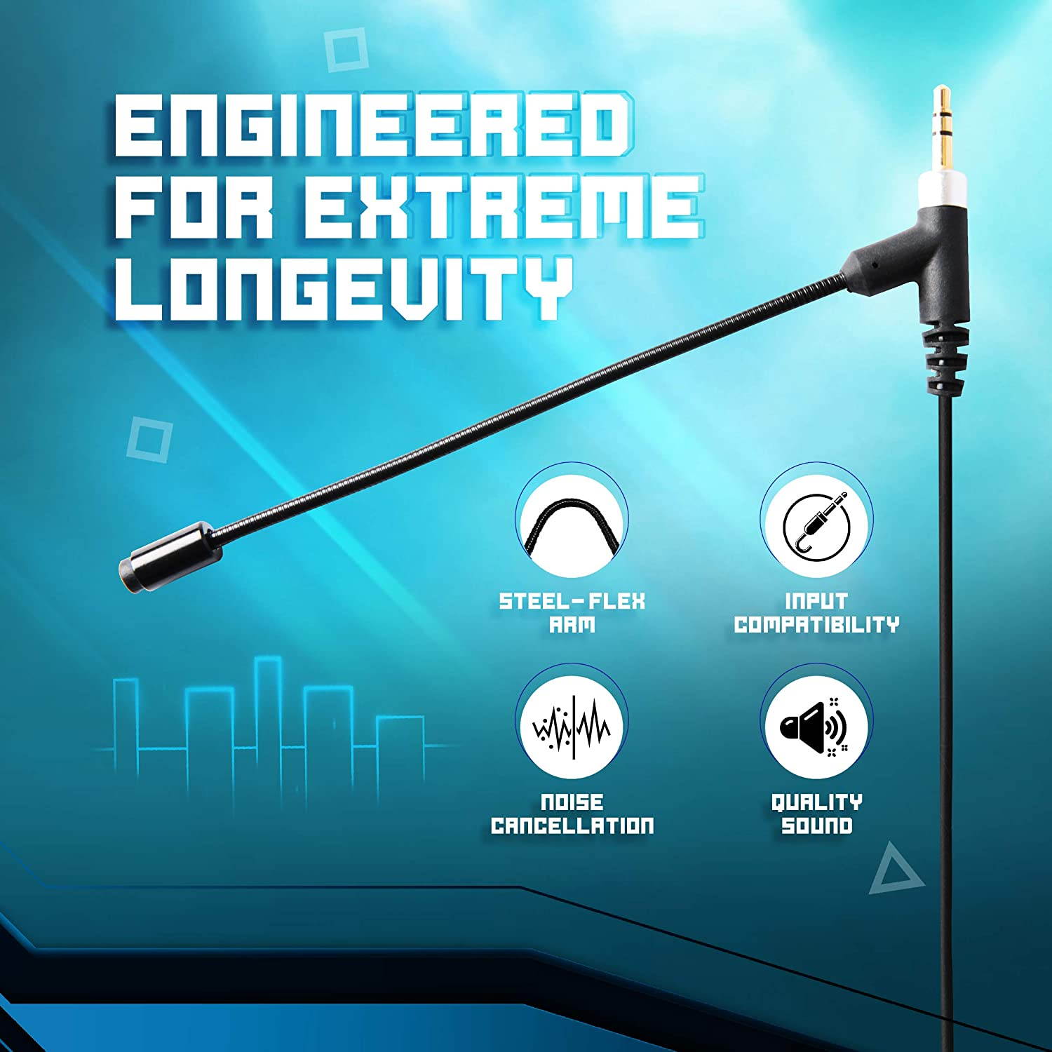 Philips SHP9500 Wired Over-Ear Stereo HiFi Headphones, Comfort Fit Professional Studio Monitor, Open-Back 50mm Drivers (Black) + NeeGo Attachable Microphone for Gaming