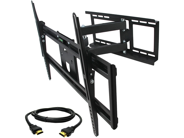 Megamounts GMW663-HDMI-BNDL Full Motion Wall Mount for 32-70 in. Displays with HDMI