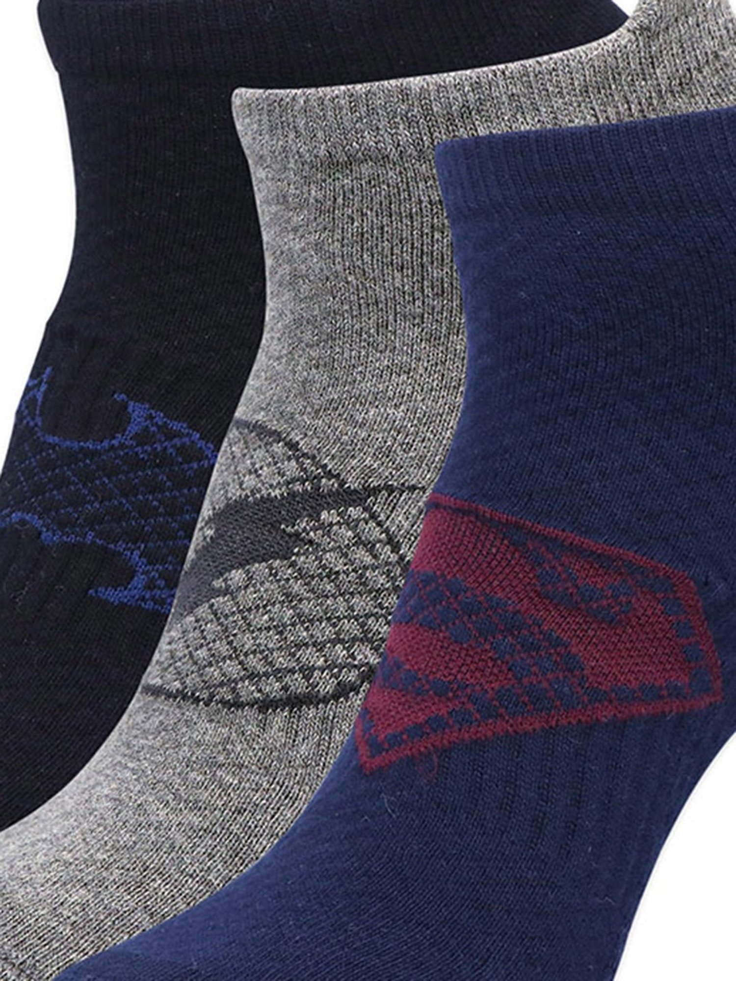 BALENZIA X Justice League Multicolor Printed Lowcut/Ankle Length Socks - Pack of 3