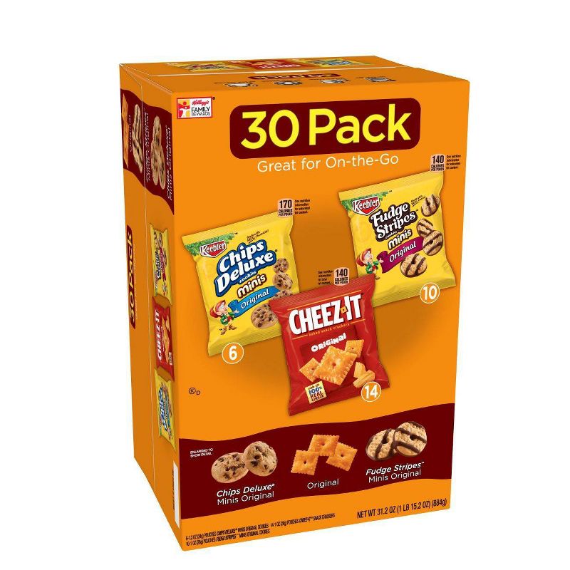 Keebler Cookies Sweet and Salty Variety Pack - 30ct