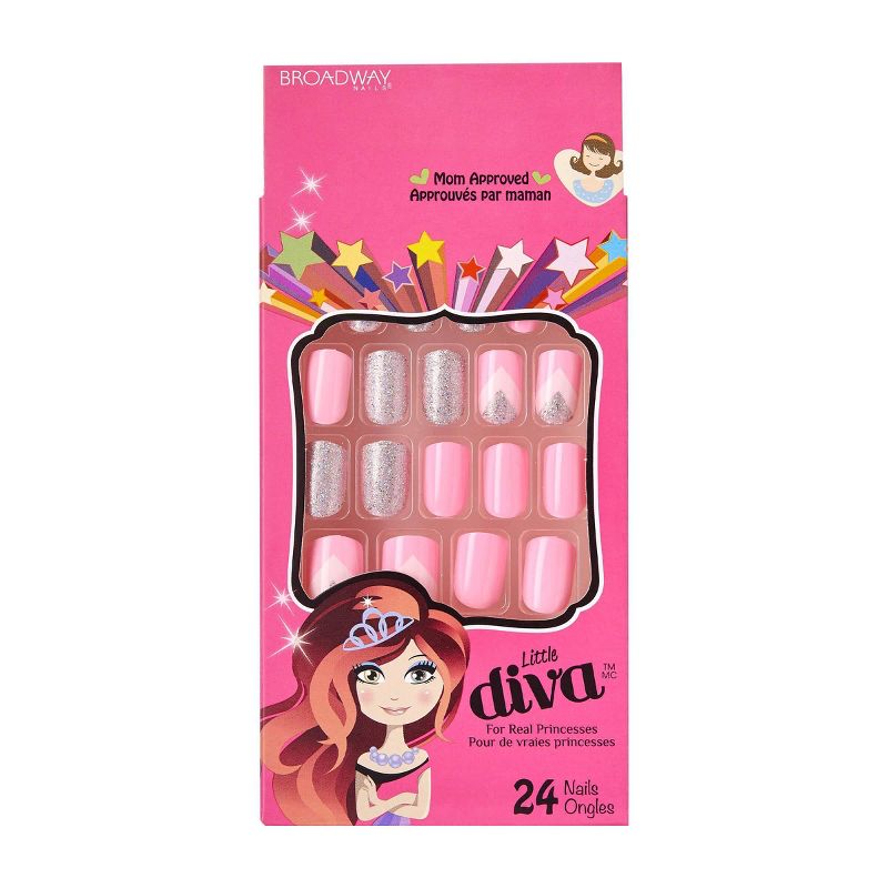 Broadway Nails Little Diva Sticker Nails - Premiere