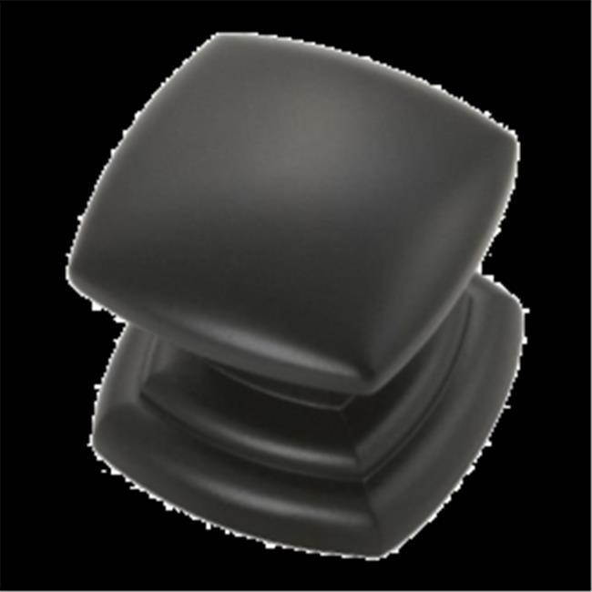 Belwith BWP3181 MB 1.25 in. Square Corinth Knob - Matte Black
