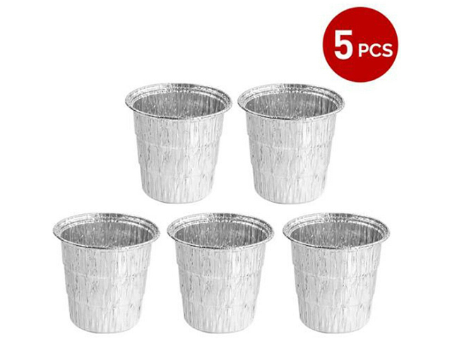 Z GRILLS BBQ Foil Bucket Liners Grill Drip Disposable Aluminum 5 Pack
