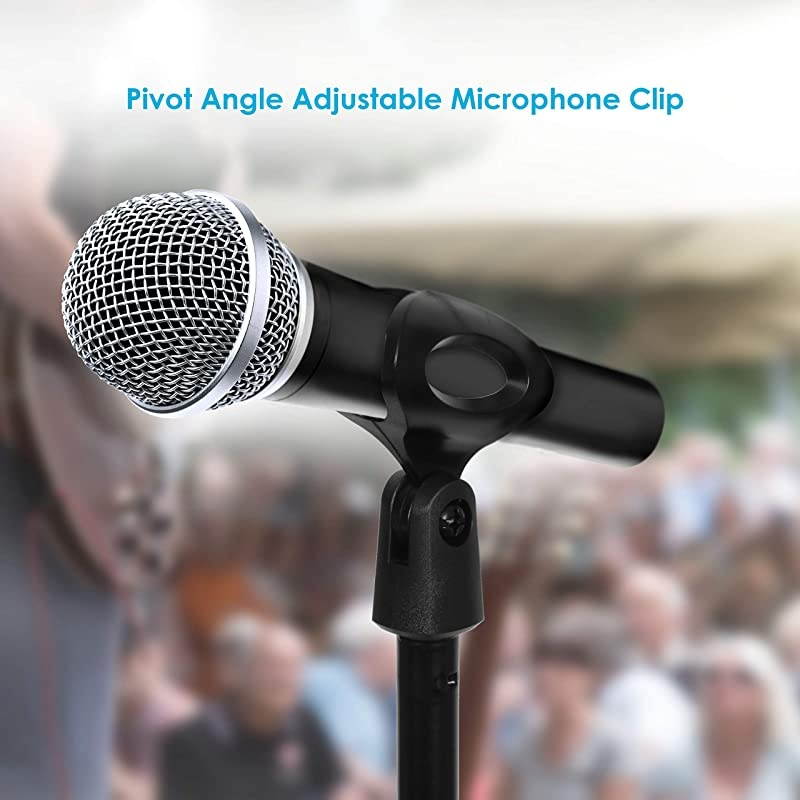 Stand Universal Mic Mount with Heavy Compact Base Height Adjustable 28 5 ft PMKS5