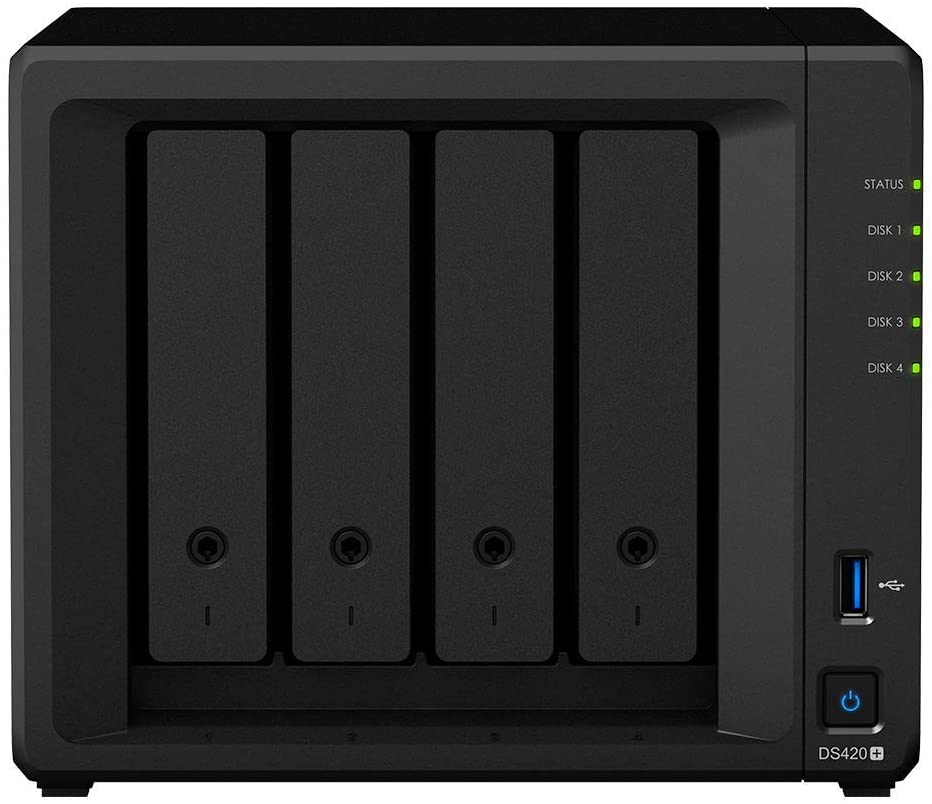 Synology DS420+ DiskStation with 2GB RAM and 48TB (4 x 12TB) of Seagate Ironwolf NAS Drives Fully Assembled and Tested By CustomTechSales