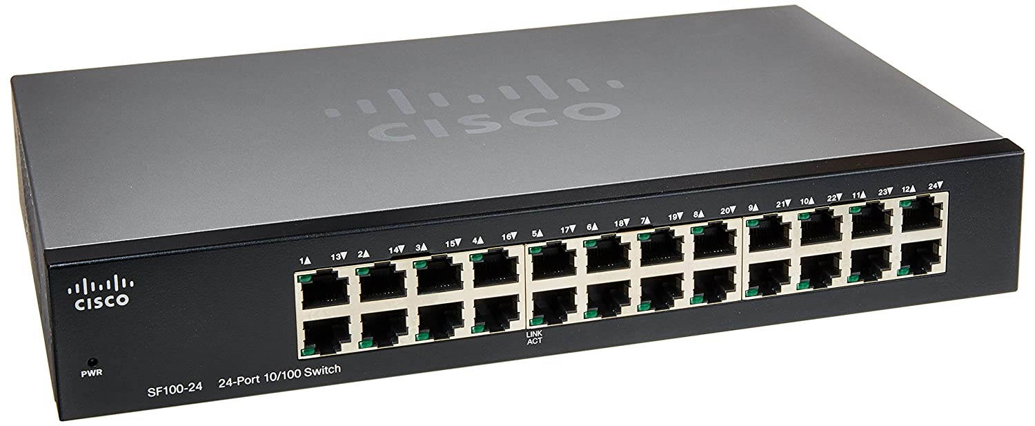 CISCO SYSTEMS SF100-24-NA 24 Port 10/100 Desktop Switch