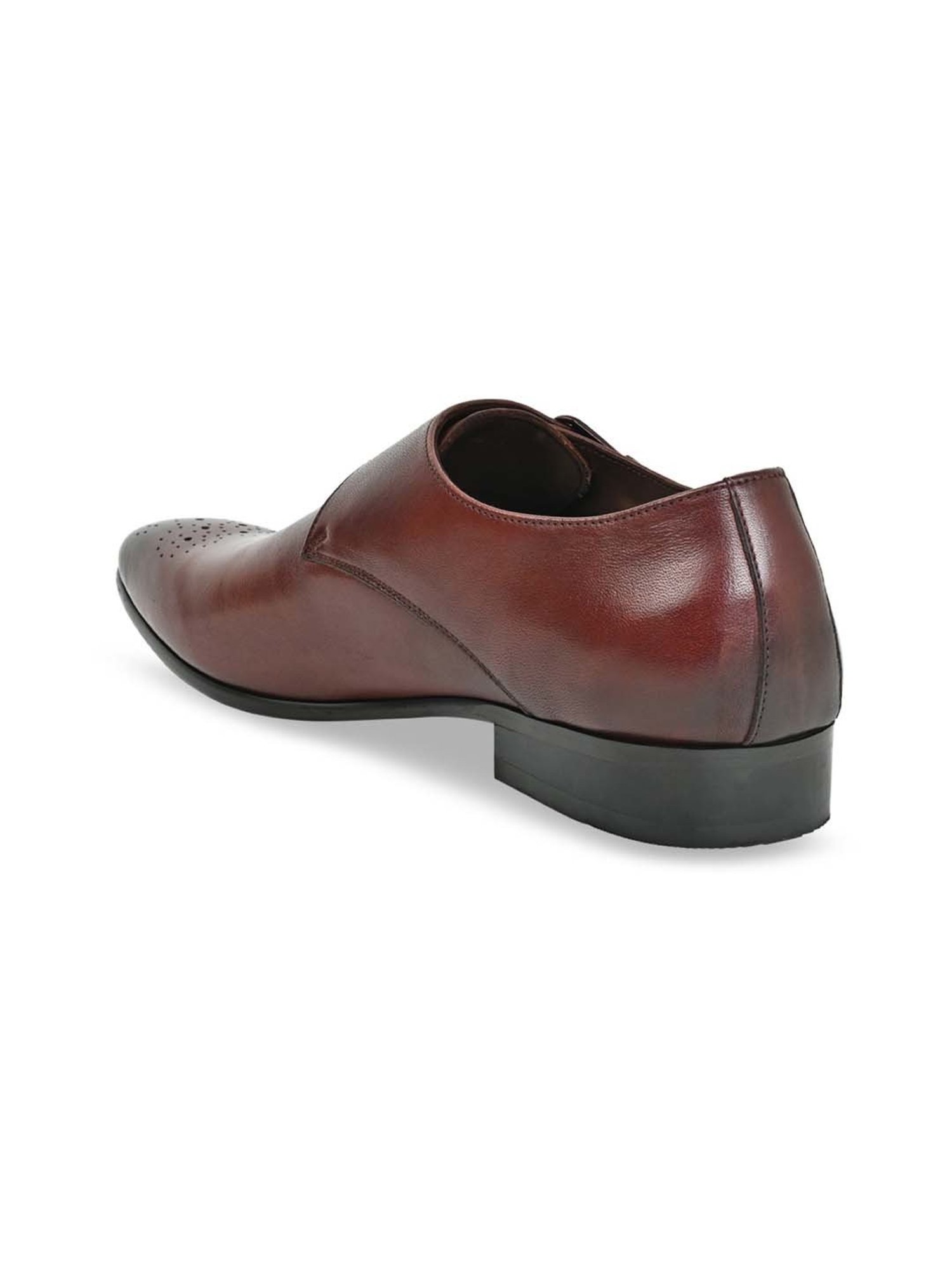 Imperio by Regal Men's Tan Monk Shoes