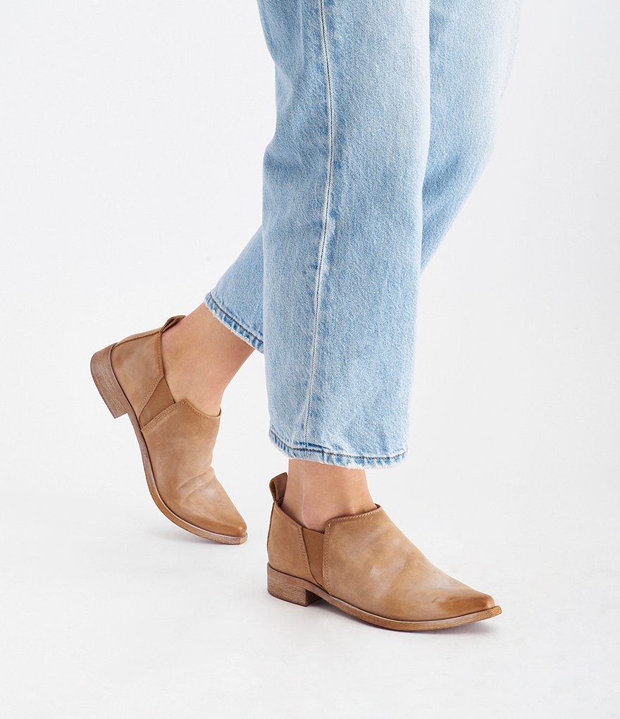 Free People Brixton Leather Booties