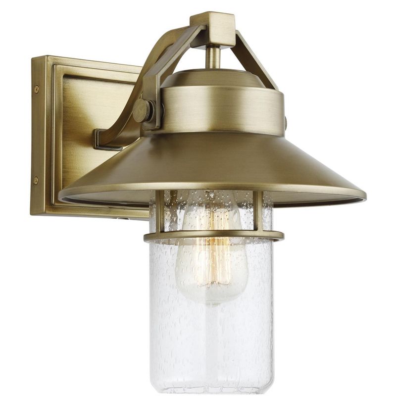 Generation Lighting Boynton 1 light Painted Distressed Brass Outdoor Fixture OL13901PDB