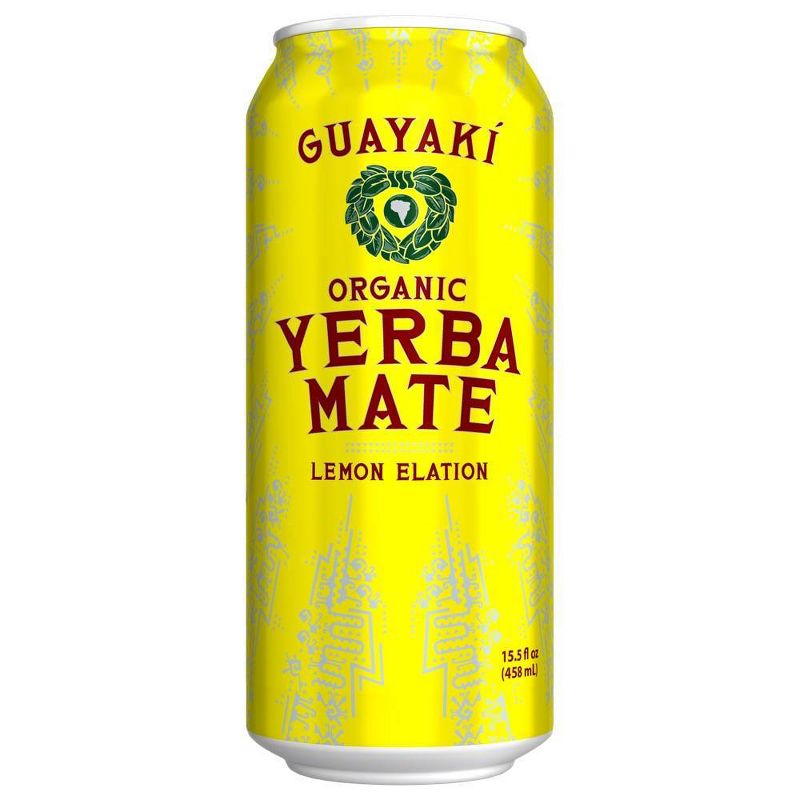 Guayaki Yerba Mate Lemon Elation - 15.5 fl oz Can