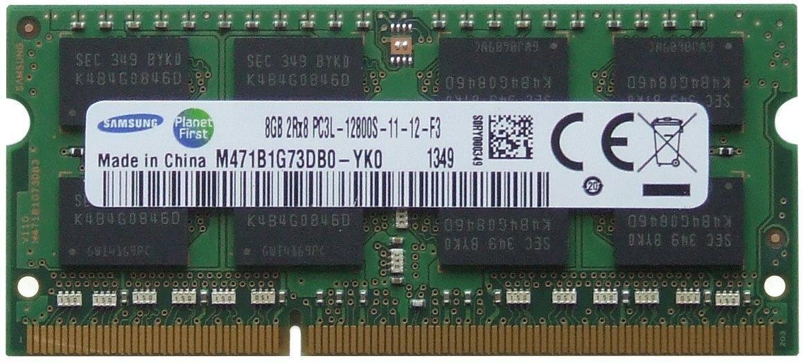M471B1G73DB0-YK0 Samsung 8GB DDR3 PC3L-12800S Laptop Sodimm Memory RAM