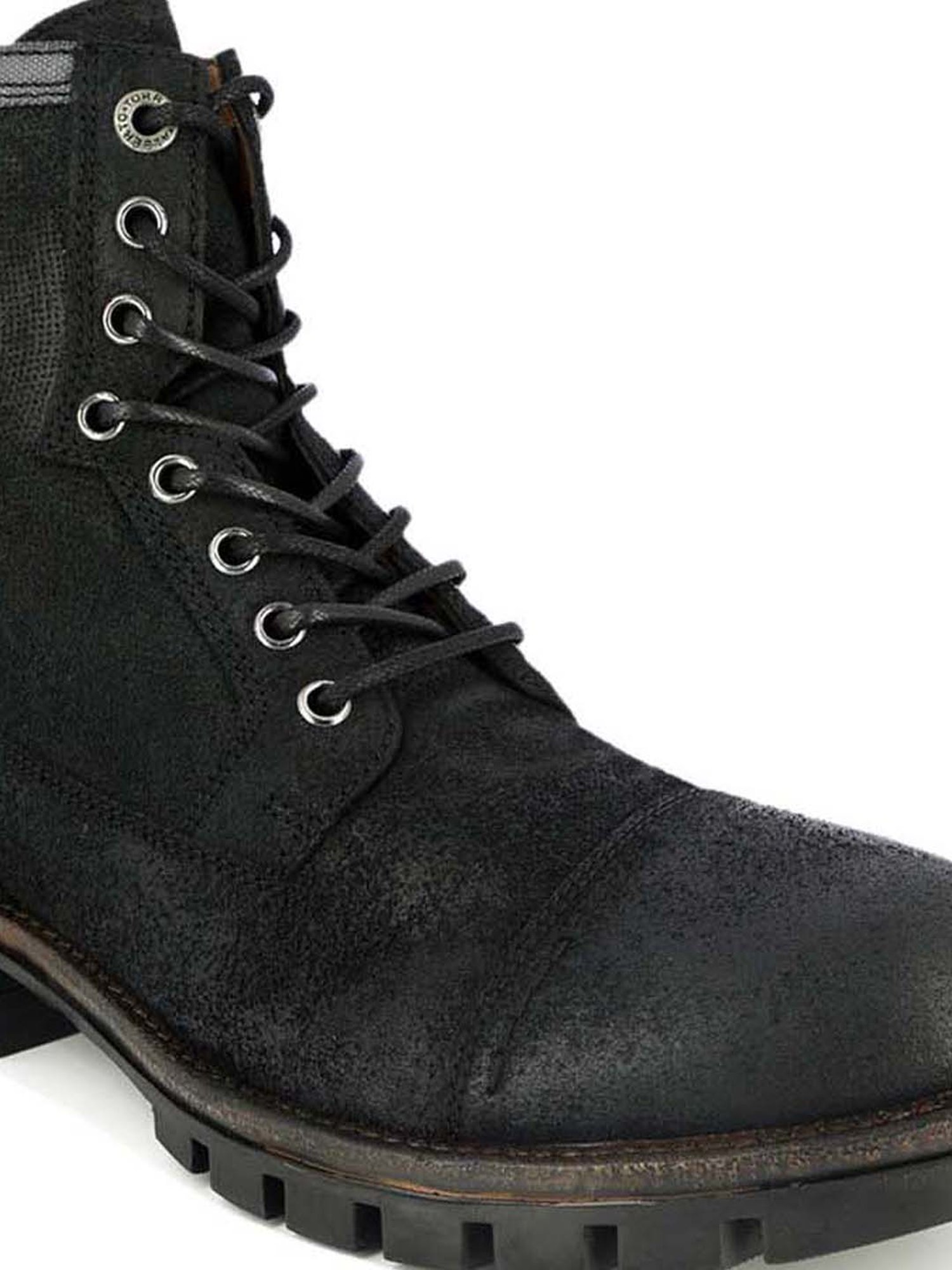 Alberto Torresi Men's Black Casual Boots