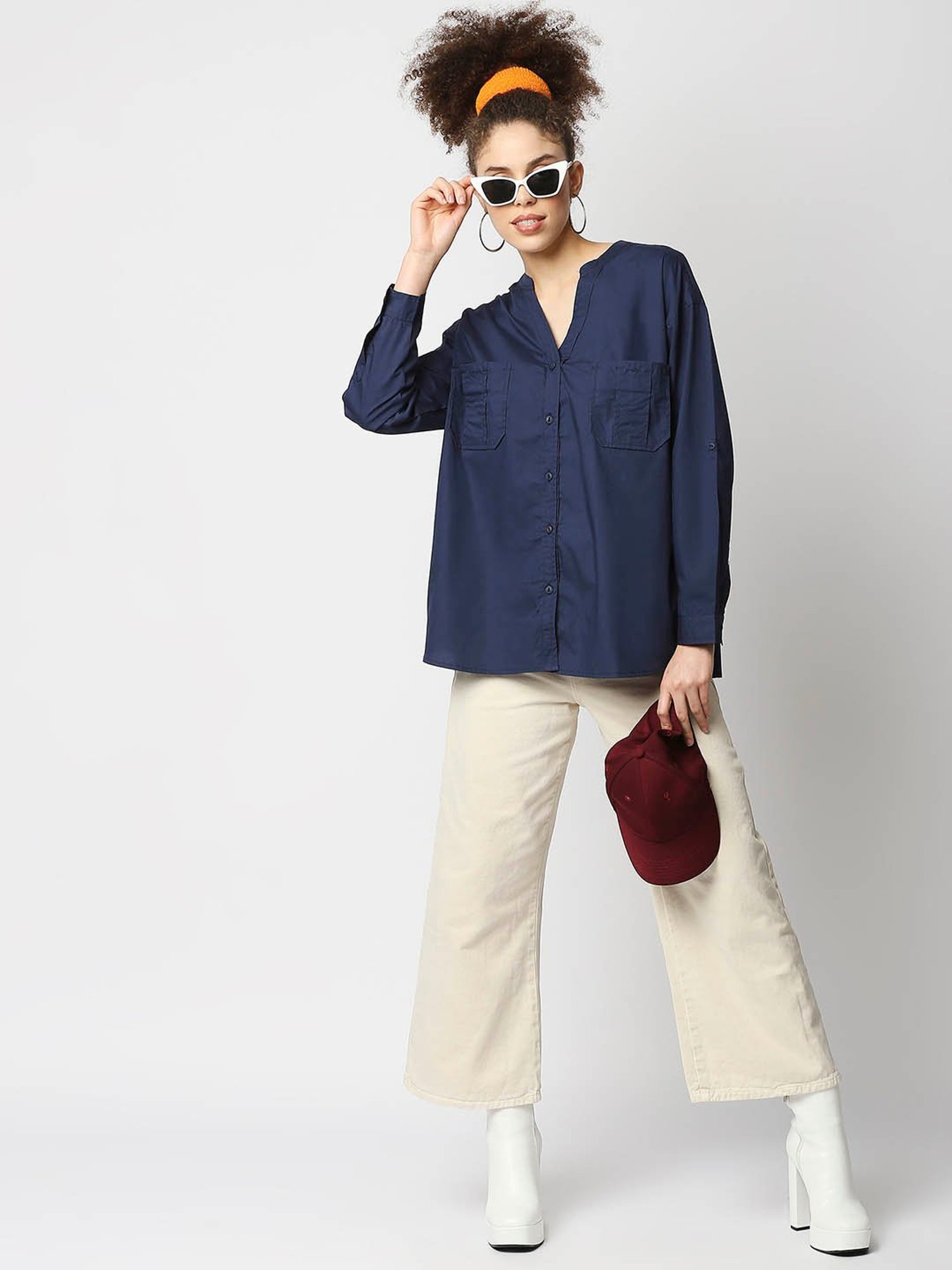 Remanika Blue Regular Fit Shirt