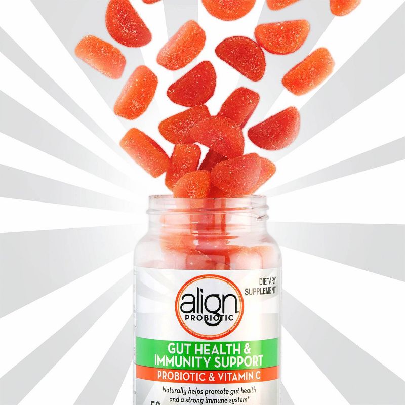 Align Probiotic Gut Health & Immunity Support Citrus Flavor Gummies - 50ct
