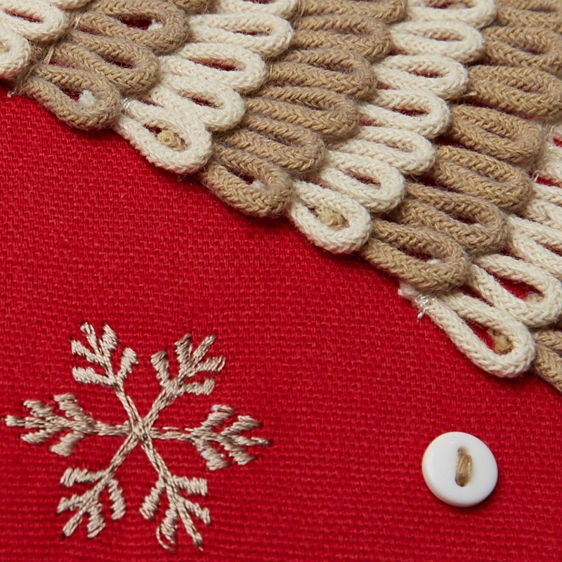 12"x12" Country Home Tree Square Throw Pillow - Pillow Perfect