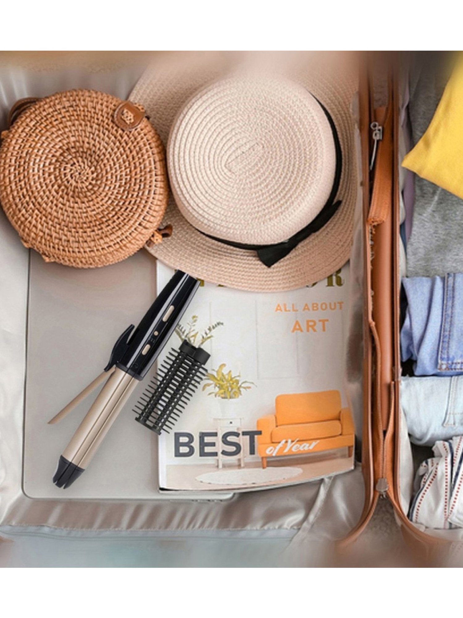 Vega Keratin 4 in 1 Hair Styler - Hair Straightener, Crimper and Curler for Women, VHSCC-05