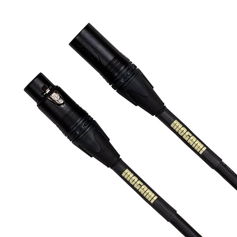 Gold AES-50 Digital/Analog XLR Microphone Cable, XLR-Female to XLR-Male, 3-Pin, Gold Contacts, Straight Connectors, 50 Foot