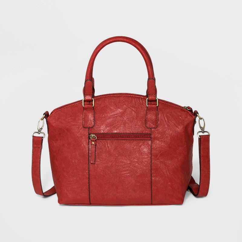 Favore Tan Solid Medium Satchels