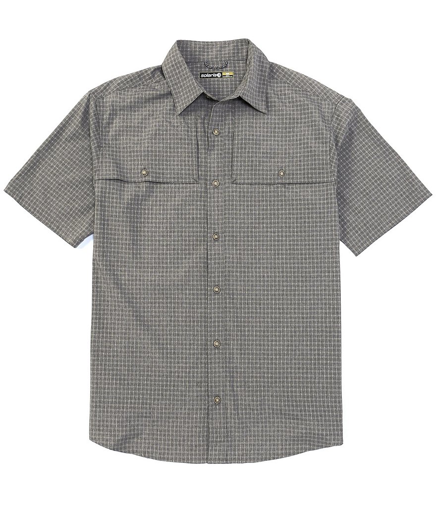 Solaris Short Sleeve Synthetic Sportshirt w/ UV Protection Shirt