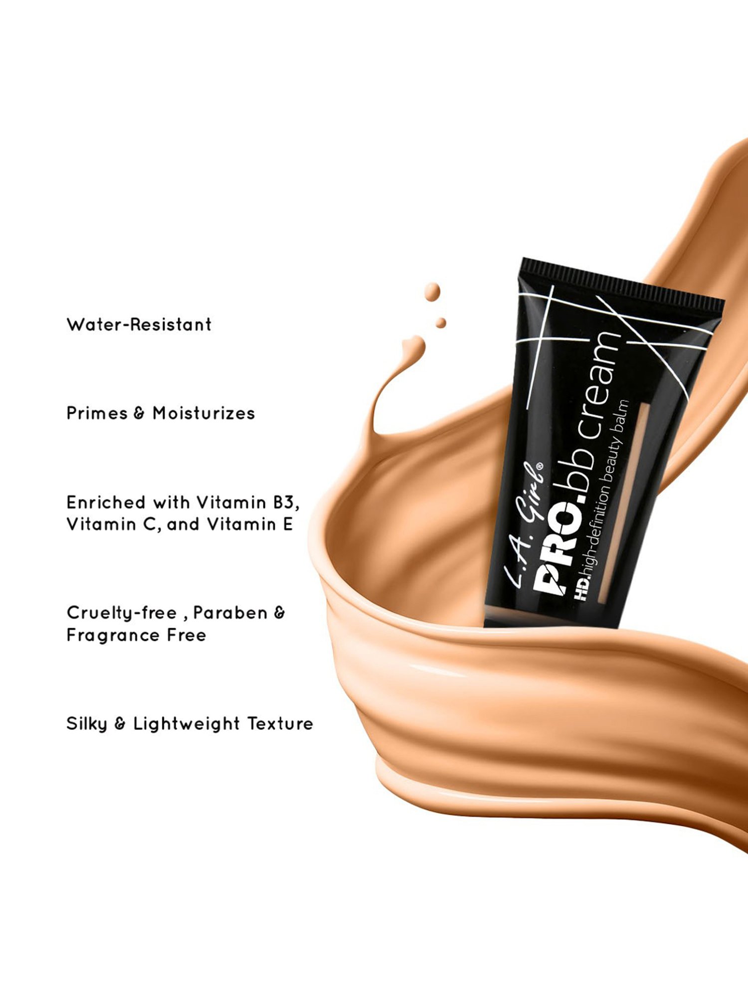 L.A. Girl HD PRO BB Cream Light/Medium - 30 ml