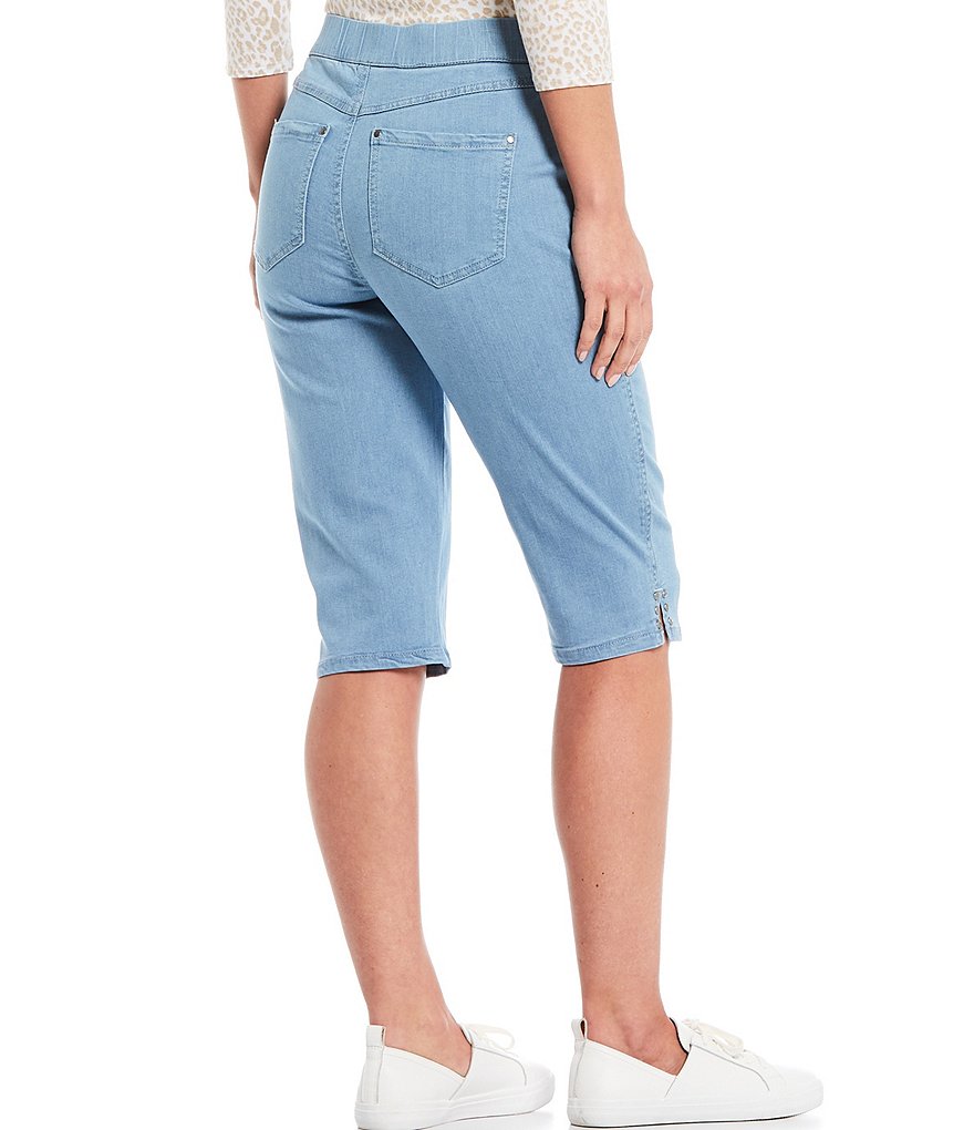 Intro Rose Tummy Panel Cotton Blend Pull-On Skimmer