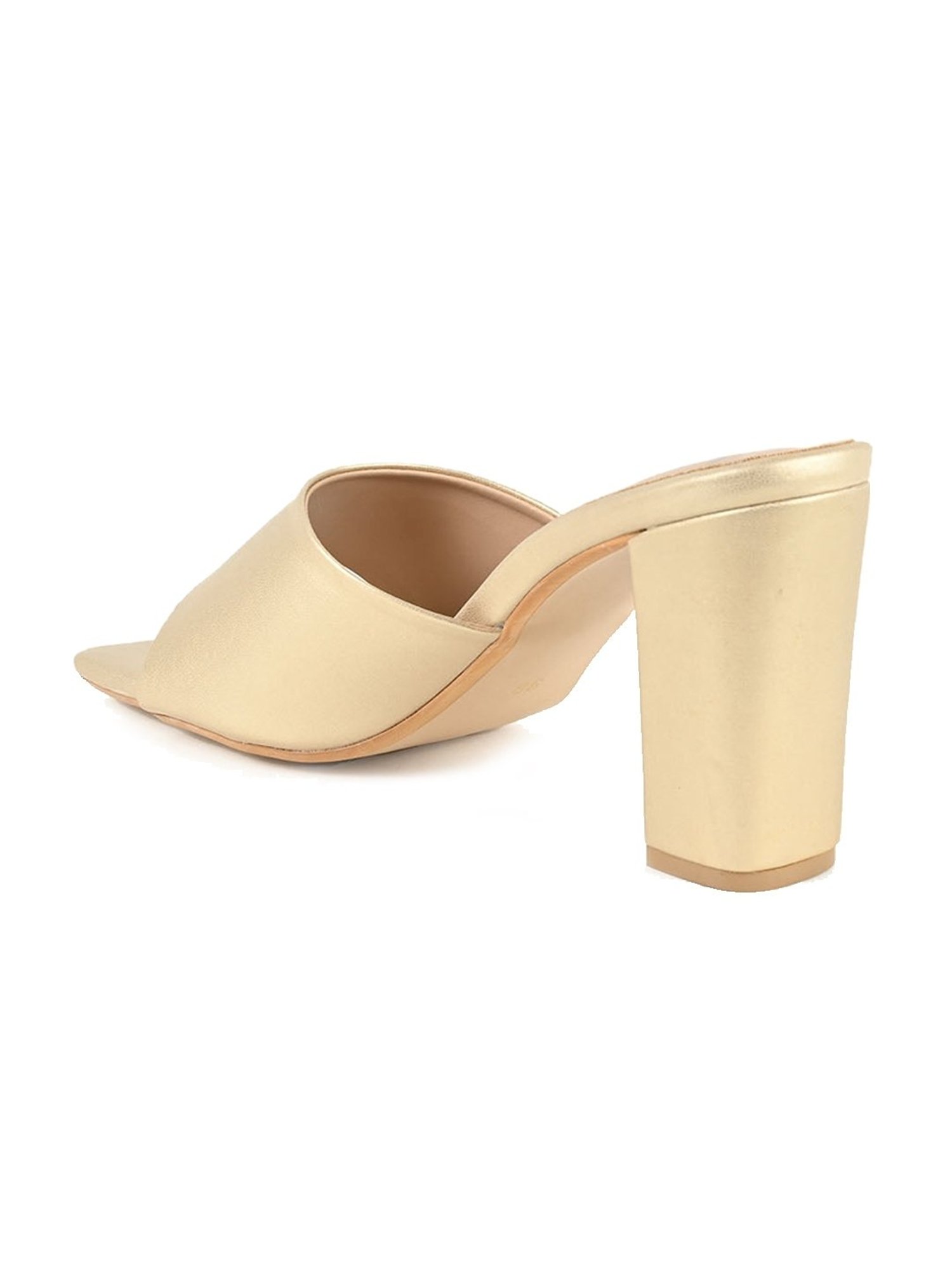 Jove Women's Gold Casual Sandals