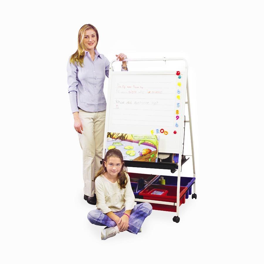 Teacher's Learning Center w Dry Erase Board & Storage Bins