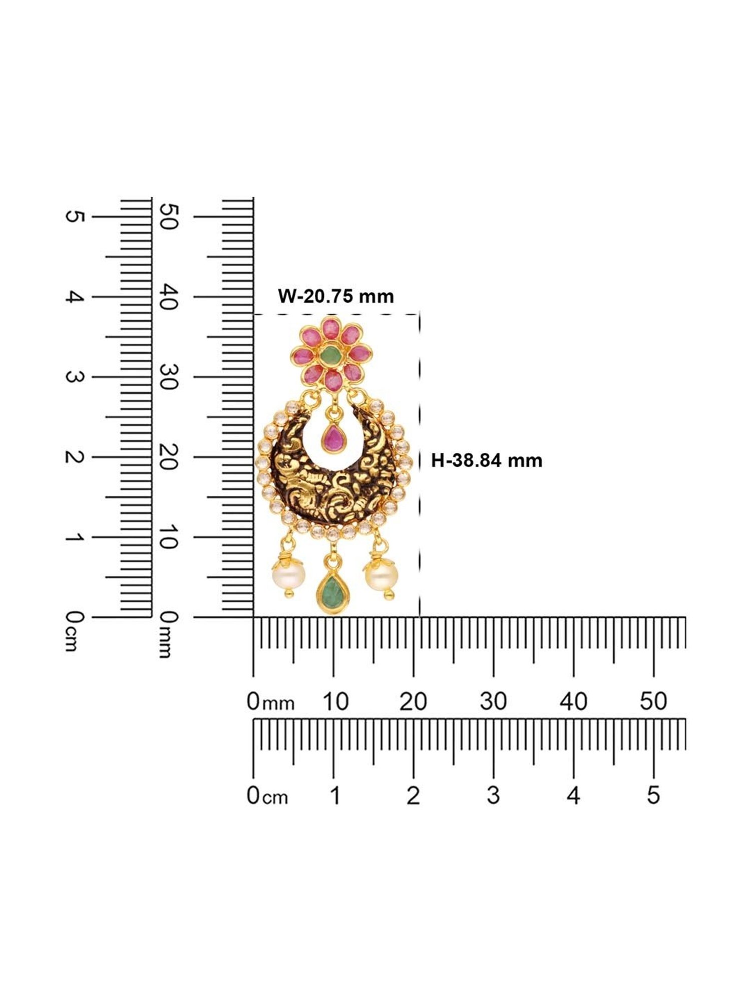 CKC 22k Gold Earrings for Women