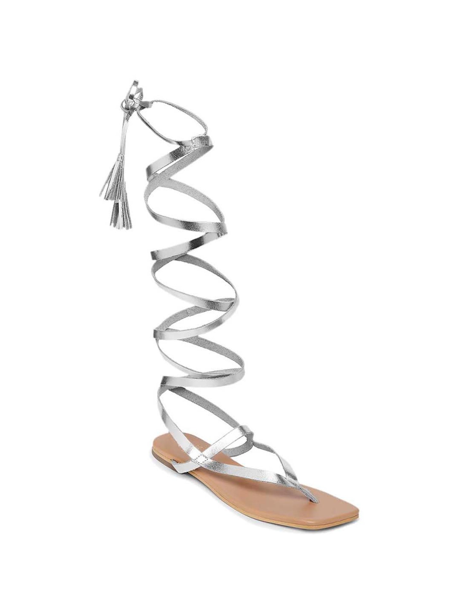 Tao Paris Women's Silver Gladiator Sandals