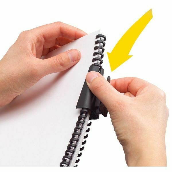 Gbc 2515700 Binding Spines,Small,Black,Pk100