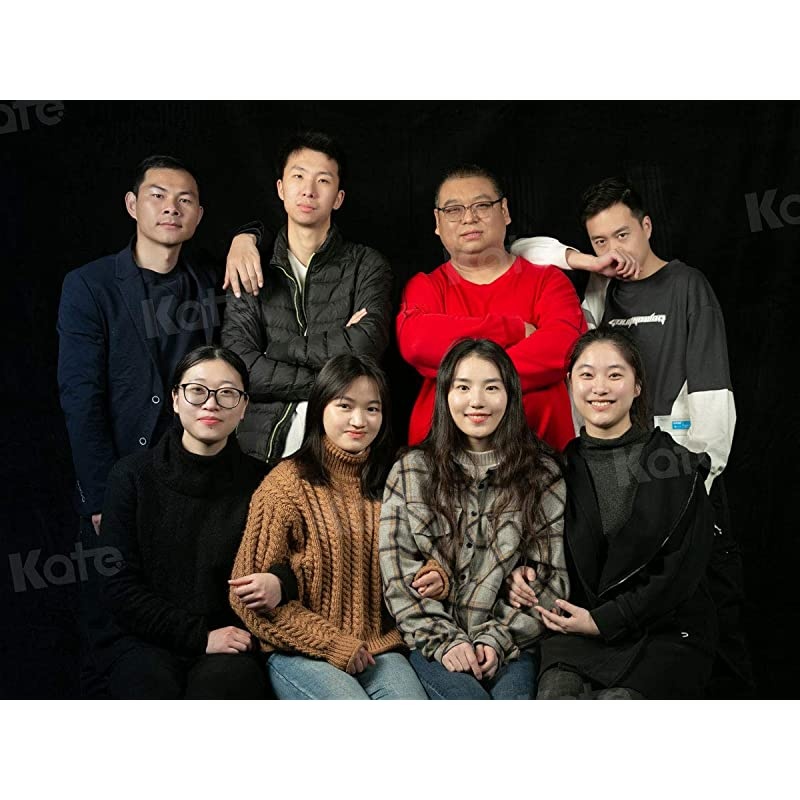 3&times;6m Solid Black Backdrop Portrait Background for Photography Studio