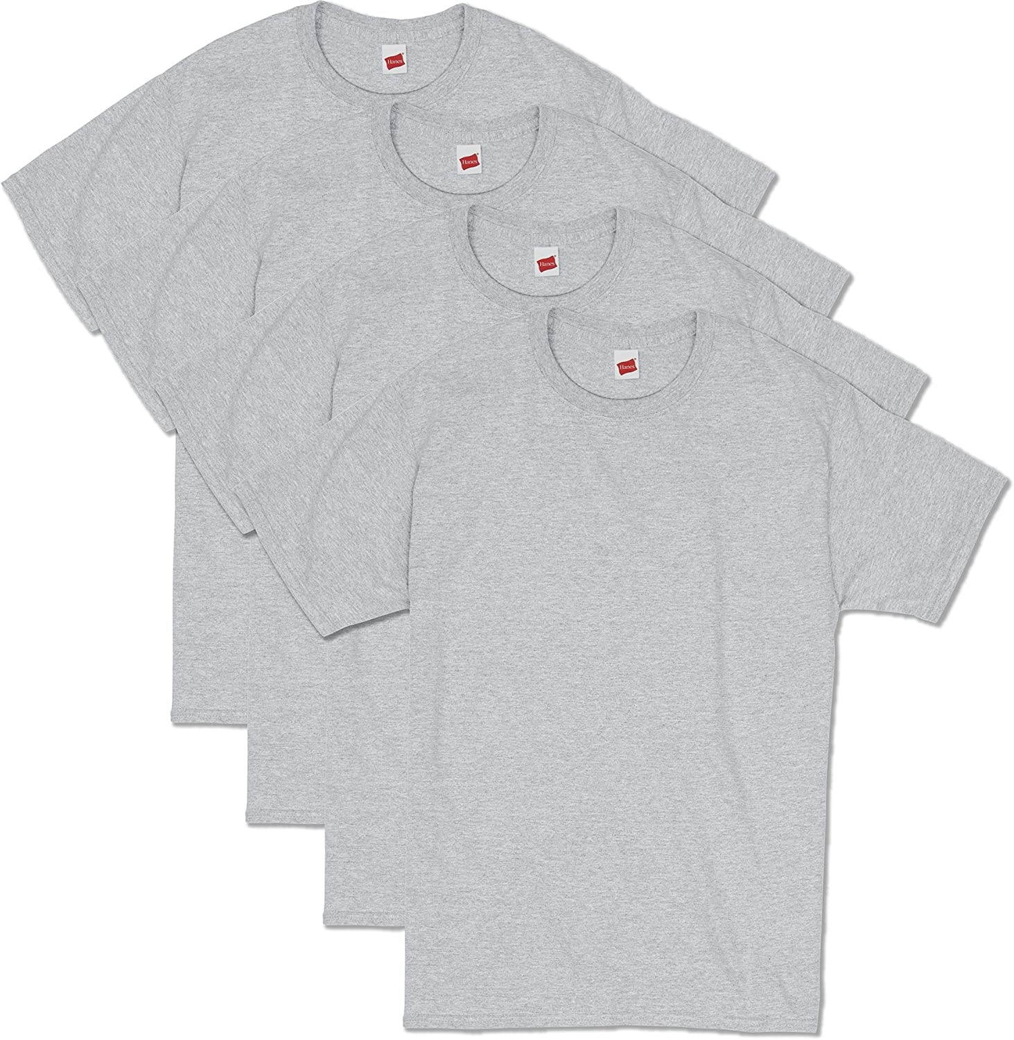 Hanes Men's ComfortSoft Short Sleeve T-Shirt (4 Pack )