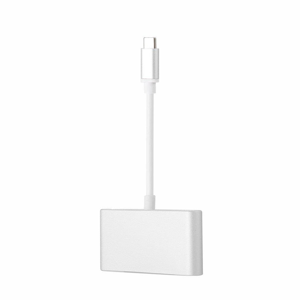 Type C USB-C to 4-Port Hub USB 2.0 Adapter 5GBps For Apple For Macbook