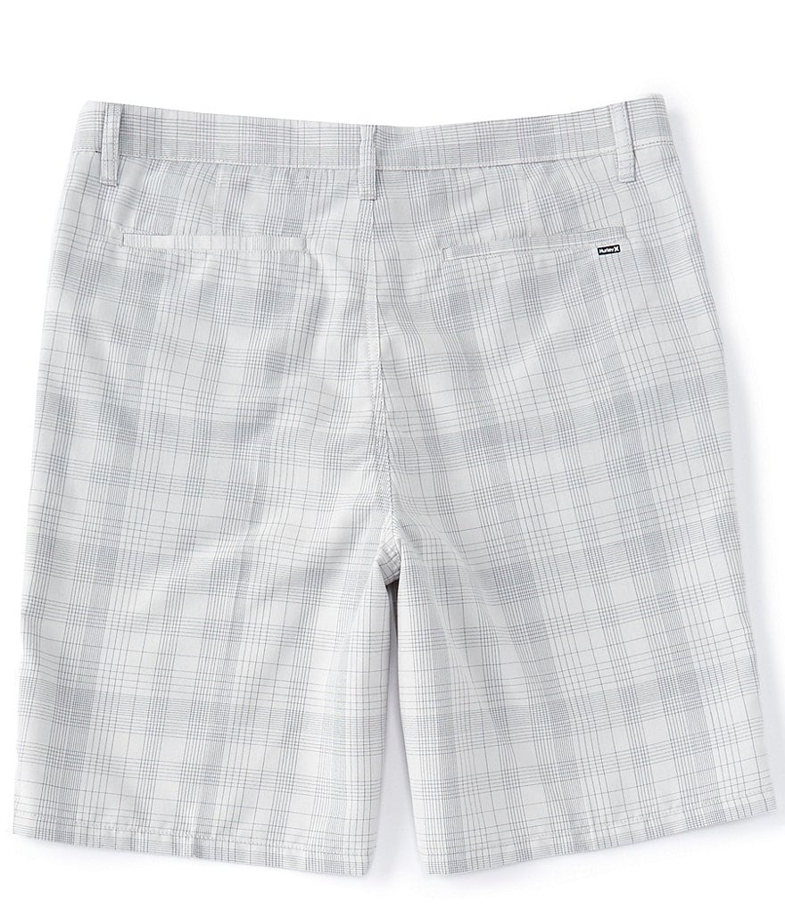 Hurley Granada Plaid 22#double; Outseam Walkshorts