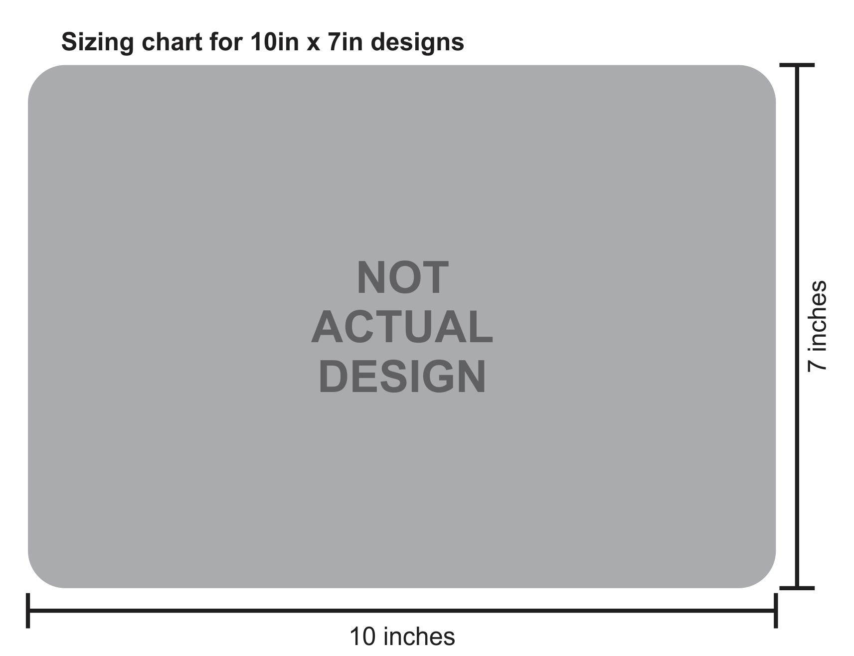 StickerTalk Plastic Only Vinyl Sticker, 10 inches by 7 inches