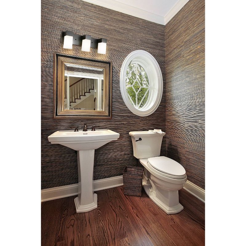 Ciara Springs 3 Vanity Light Bronze/White - EGLO