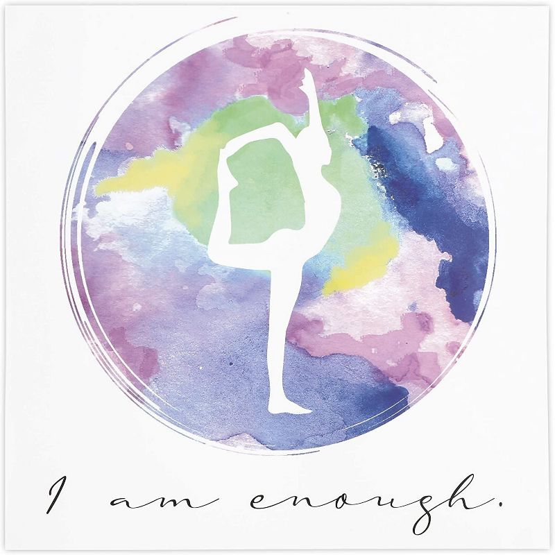 12"x12" Motivational Meditation Chakra Theme Yoga Posters 12 Pieces Peaceful Wall Art Hanging Home Decorations