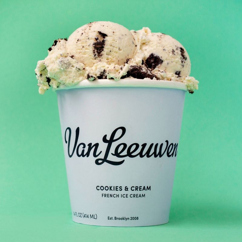 Van Leeuwen Cookies & Cream Ice Cream - 14oz
