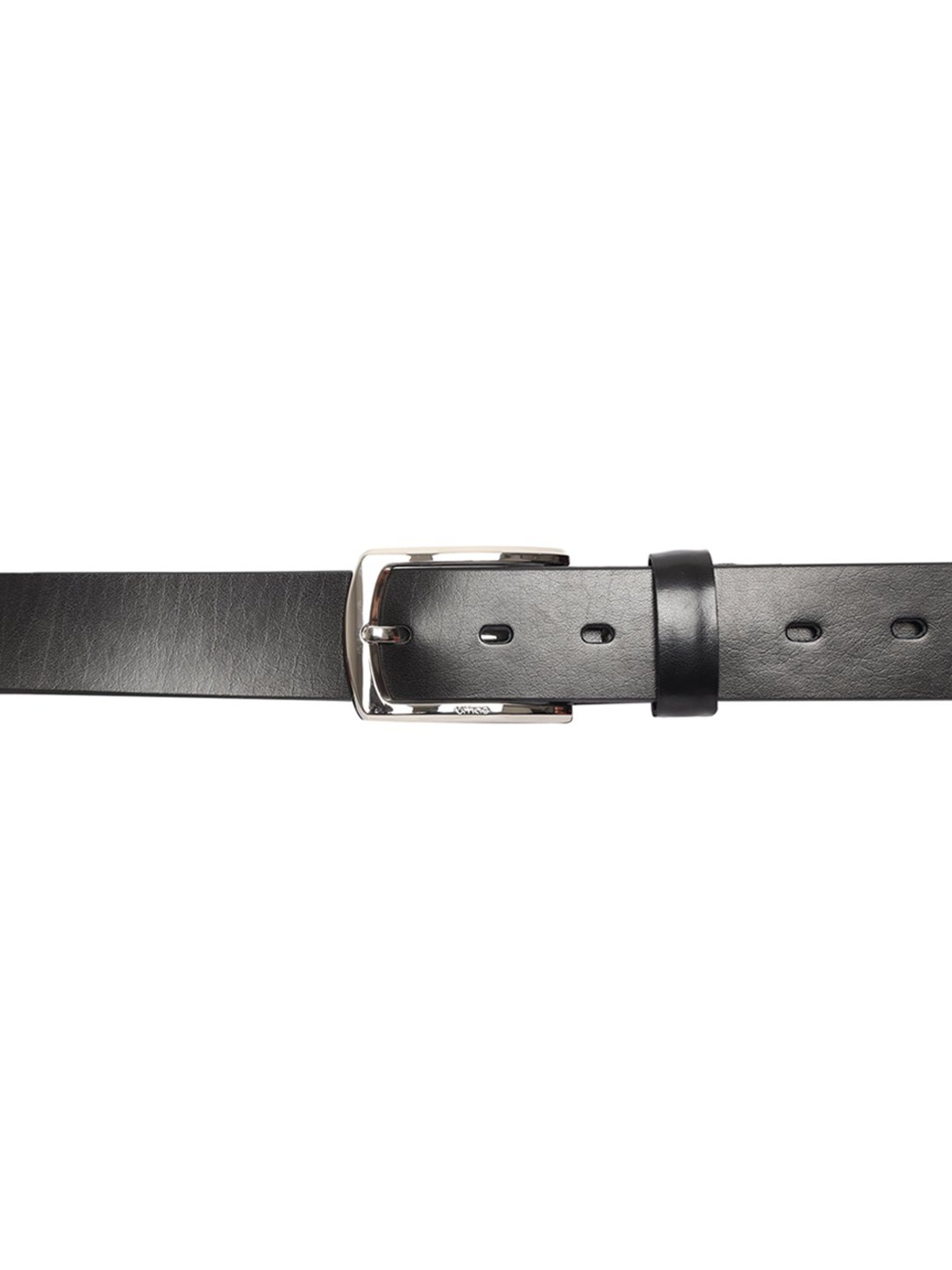 BULCHEE Black Leather Casual Belt for Men