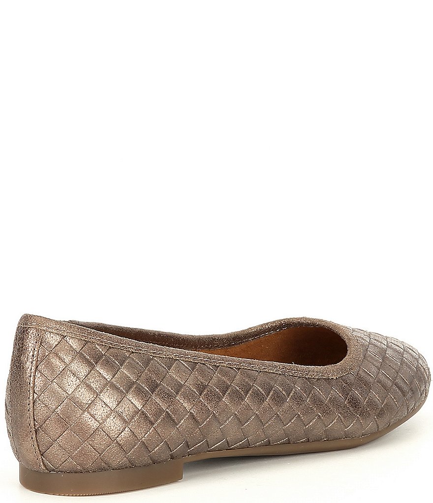 Jack Rogers Blair Pointed Toe Bow Leather Flats