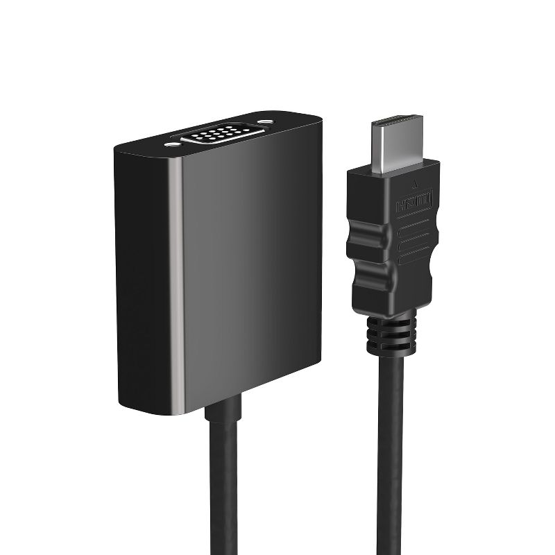 NXT Technologies NX29747 0.5' HDMI/VGA Audio/Video Adapter, Black 