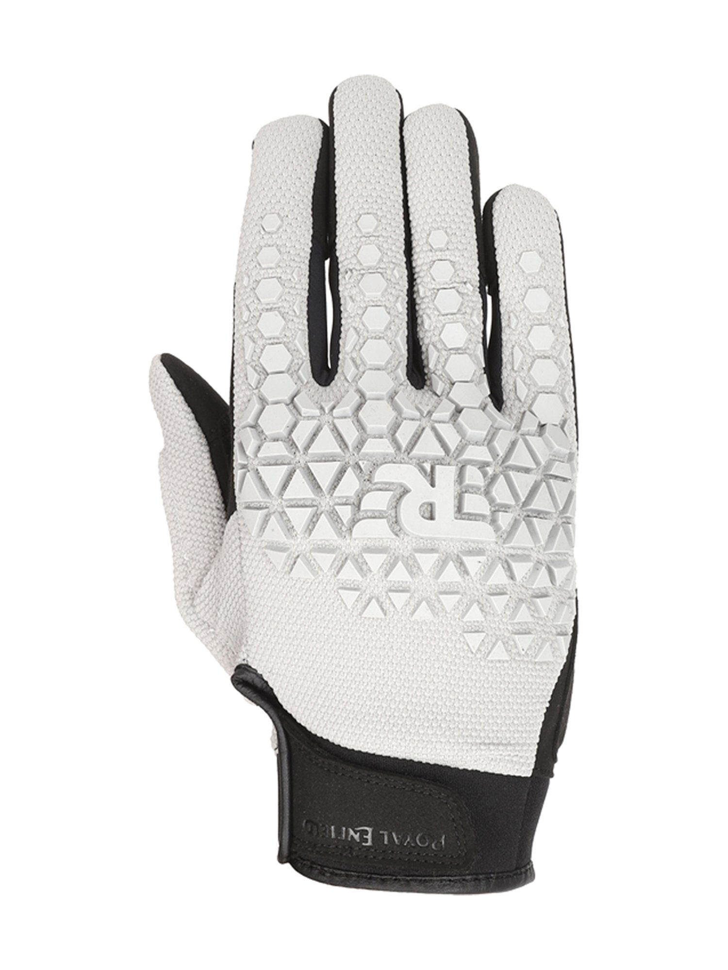 Royal Enfield Grey Textured Mx Lite Riding Gloves - L