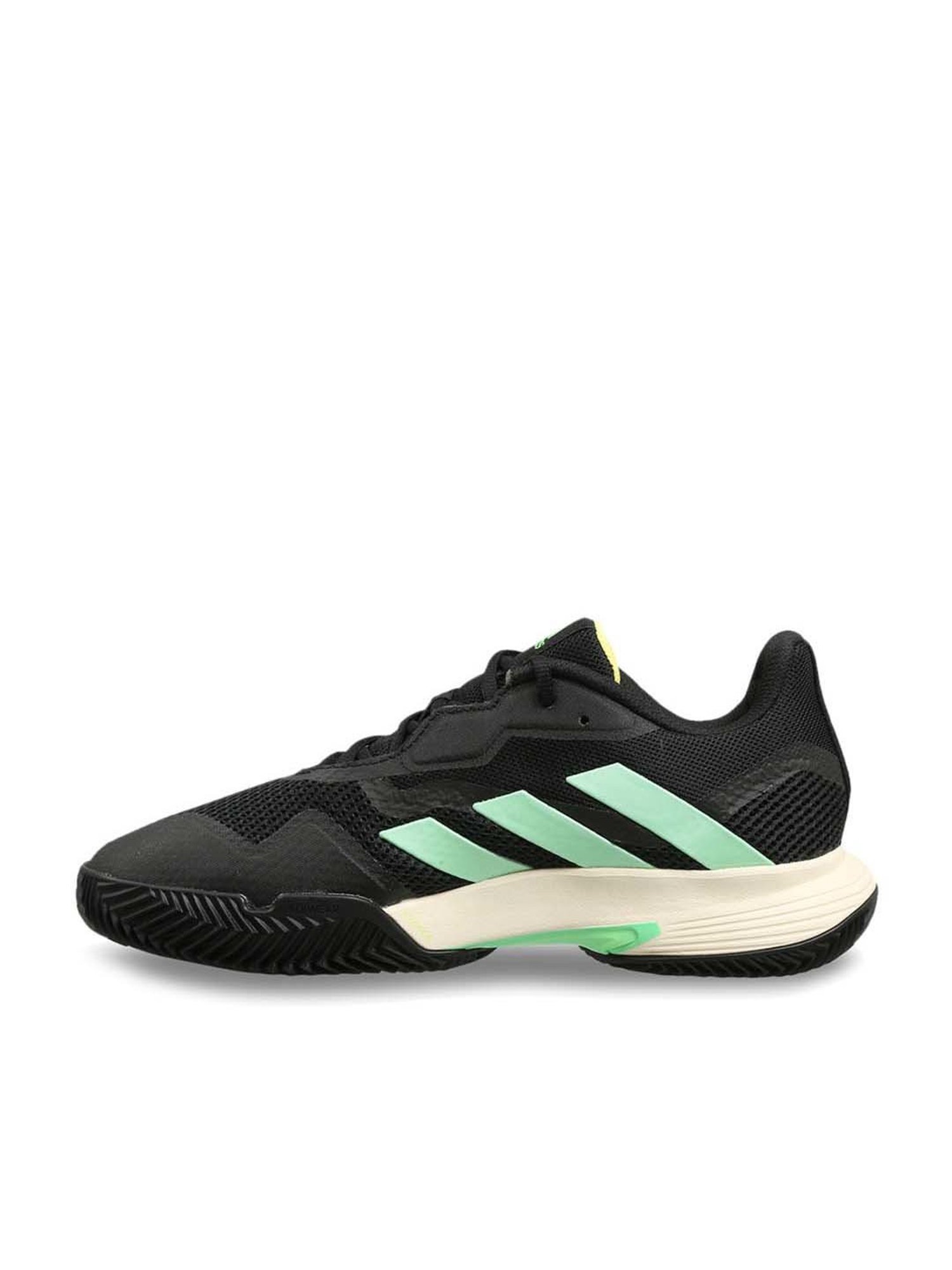 Adidas Men's Courtjam Control Clay Black Tennis Shoes