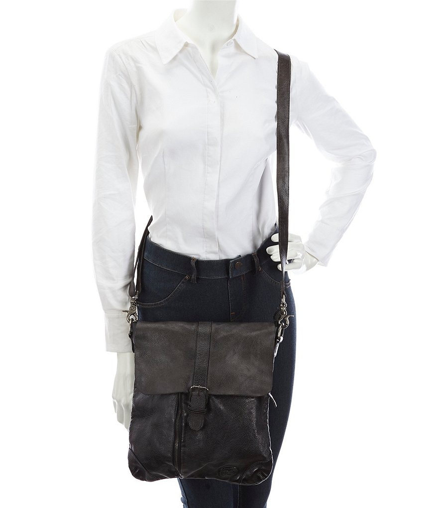 Bed Stu Jack Distressed Leather Crossbody Bag
