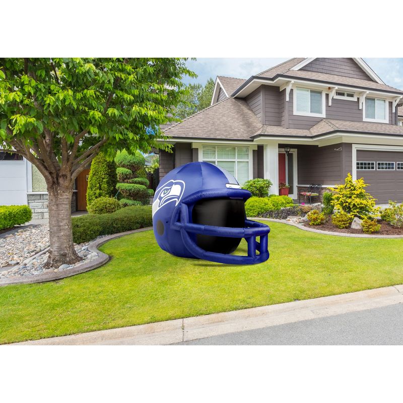 Fabrique NFL SEATTLE SEAHAWKS Team Inflatable Helmet   4 ft., 4 ft Tall, Blue