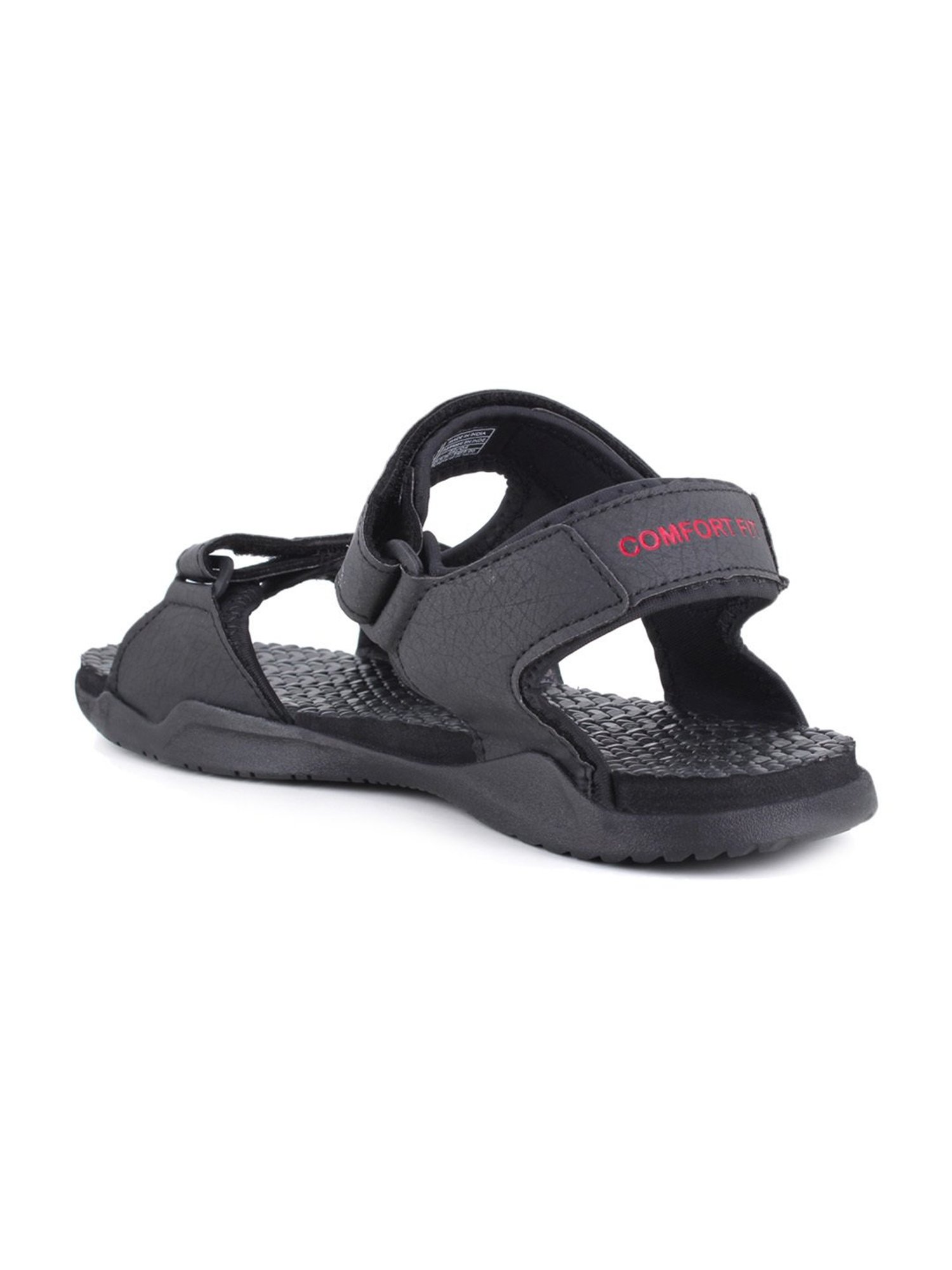 Sparx Men's Black Floater Sandals